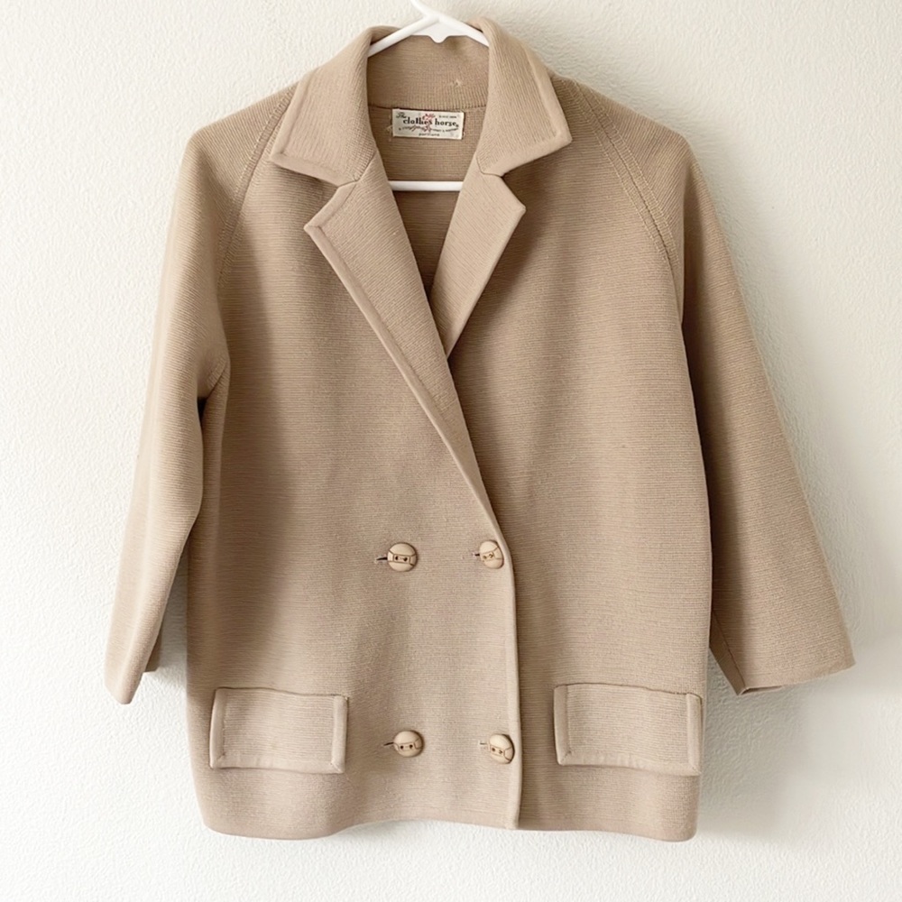 Vintage 100% Wool Blazer Jacket